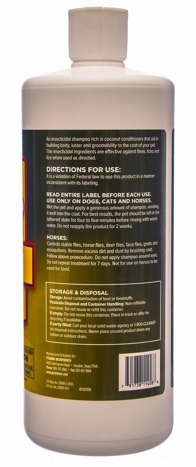 Pyranha Pyrethrin Shampoo
