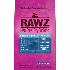 RAWZ Meal Free Salmon, Chicken, and Whitefish Dry Cat Food