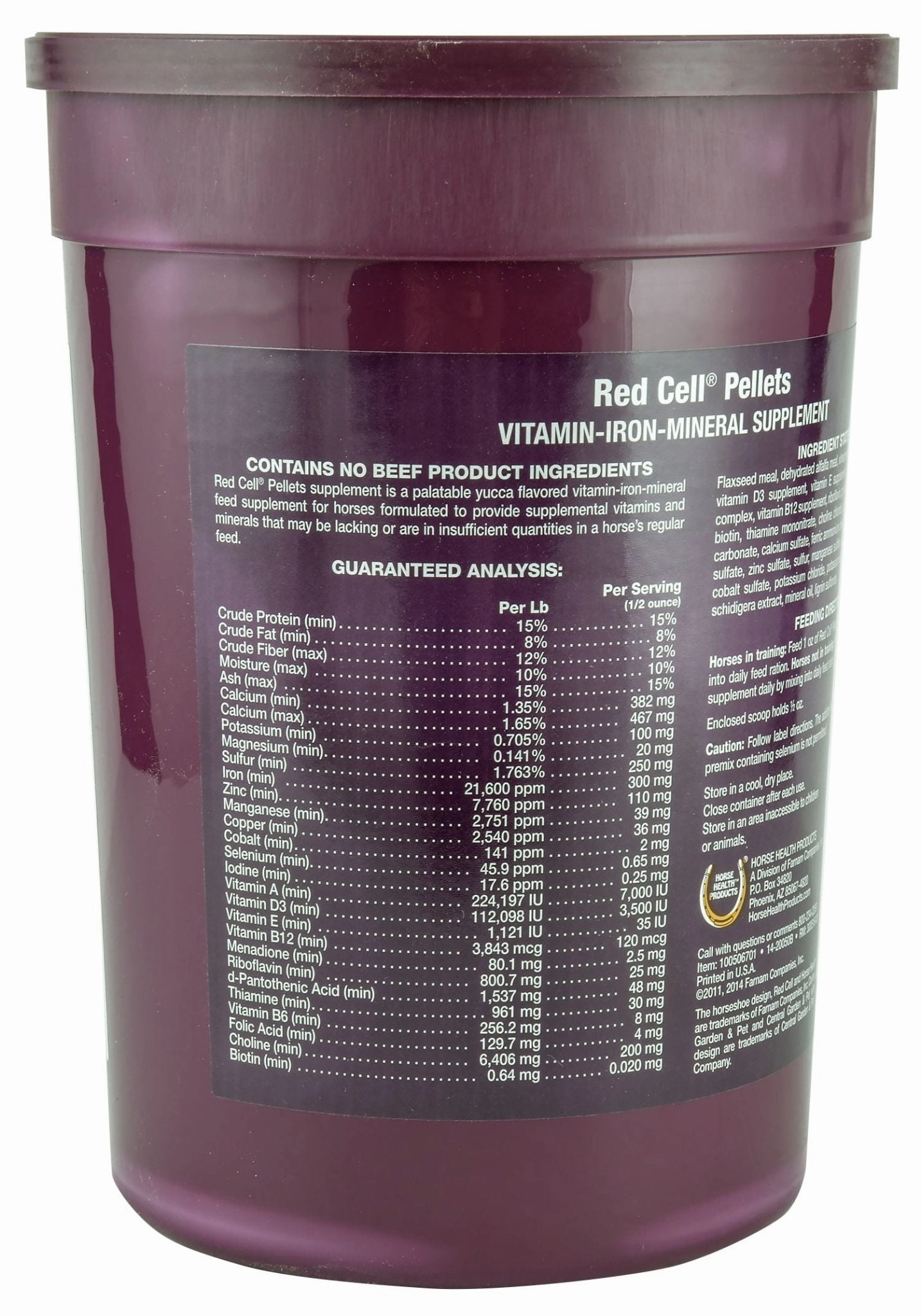 Red Cell Pellets, 4 lb