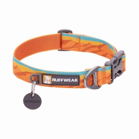 Ruffwear Flat Out Patterned Dog Collar (Fall Mountains)