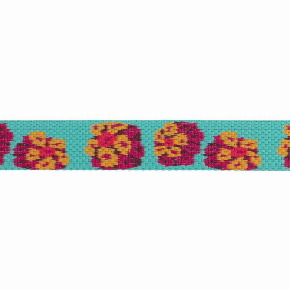 Ruffwear Flat Out Patterned Multi-Function Dog Leash (Spring Burst)