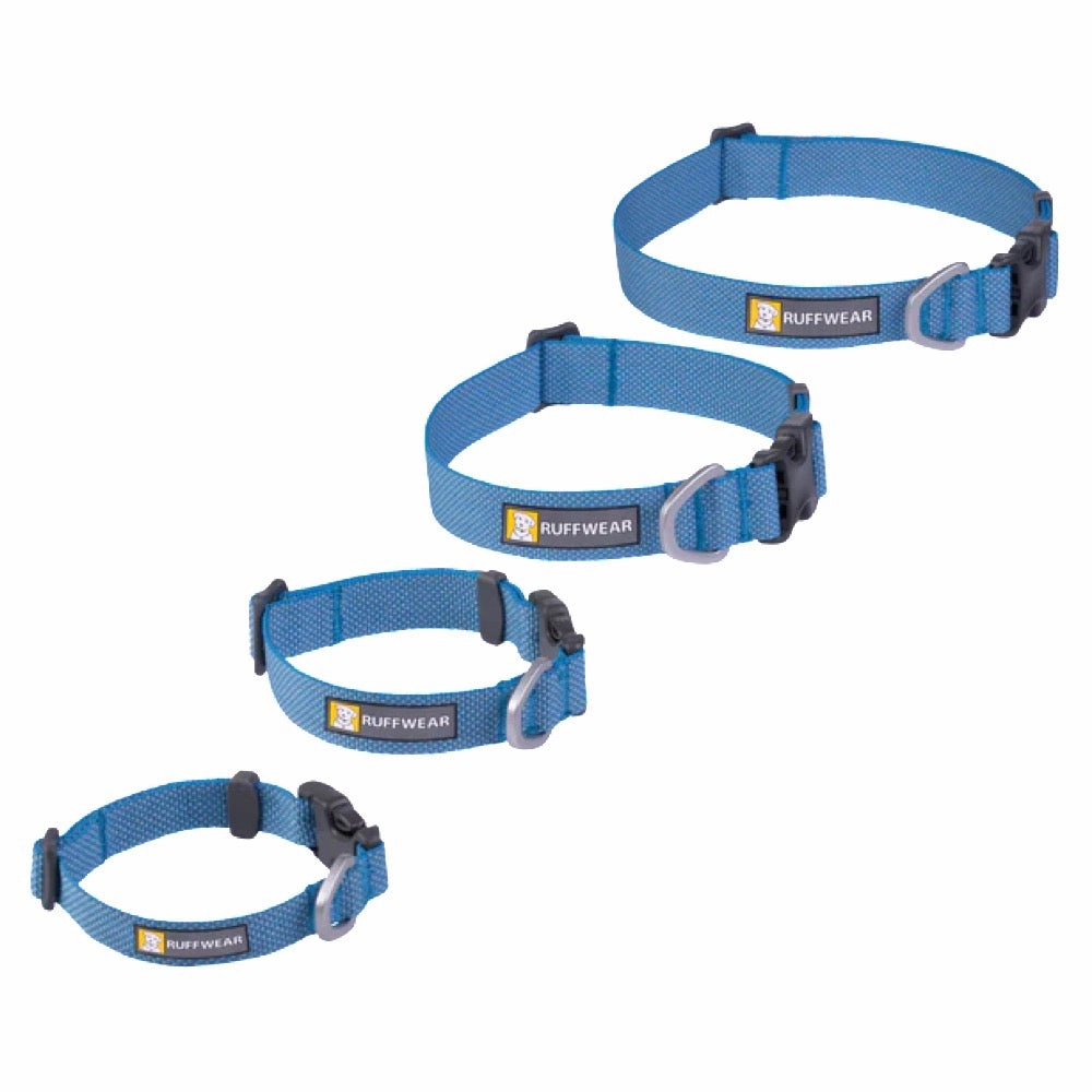 Ruffwear Hi & Light Lightweight Minimal Dog Collar (Blue Dusk)