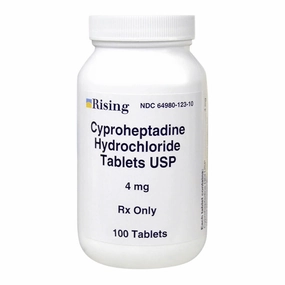 Rx Cyproheptadine, 4mg x 100 tablets