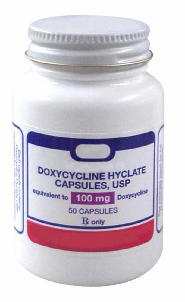 Rx Doxycycline Hyclate (Generic) Capsules