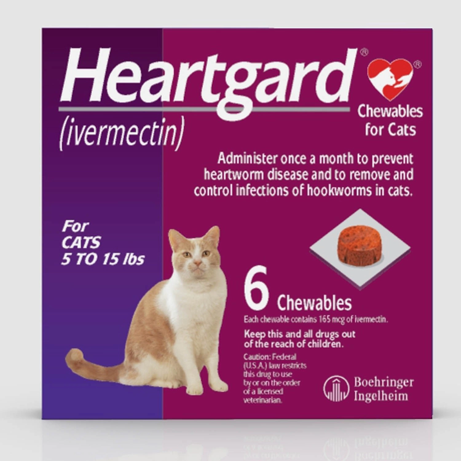 Rx Heartgard for Cats 5-15 lb