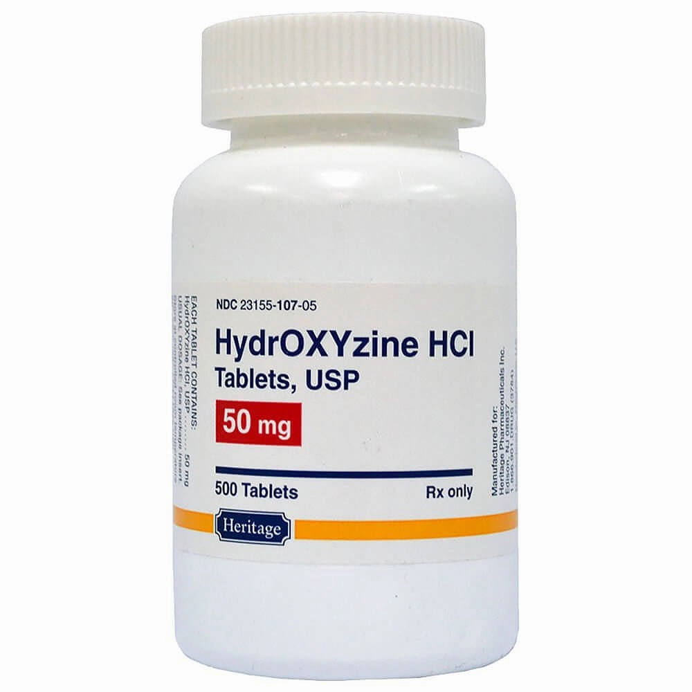 Rx Hydroxyzine HCl (Generic) Tablets for Dogs & Cats