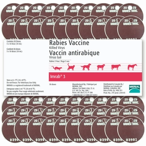 Rx Imrab 3 Rabies Vaccine, 5 x 10 Dose Kit with Tags
