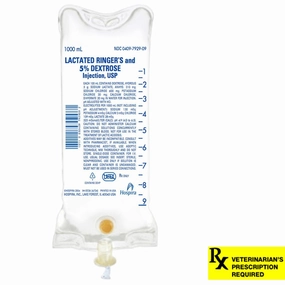 Rx Lactated Ringer's and 5% Dextrose Injection, 1000ml
