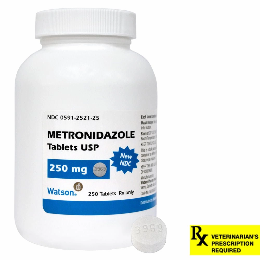 Rx Metronidazole (Generic) Tablets for Dogs & Cats