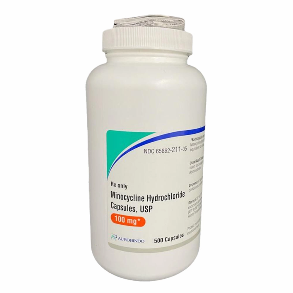 Rx Minocycline (Generic) Capsules, 100mg