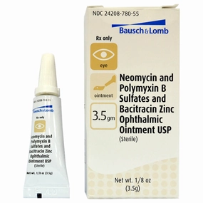 Rx Neo/Poly/Bac Ophthalmic Ointment, 3.5gm
