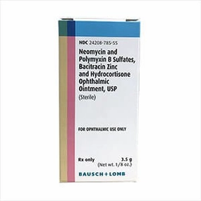 Rx Neo/Poly/Bac with Hydrocortisone, Ophthalmic Ointment, 3.5gm