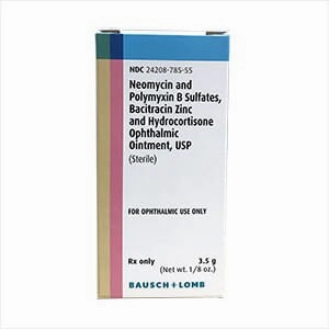 Rx Neo/Poly/Bac with Hydrocortisone, Ophthalmic Ointment, 3.5gm