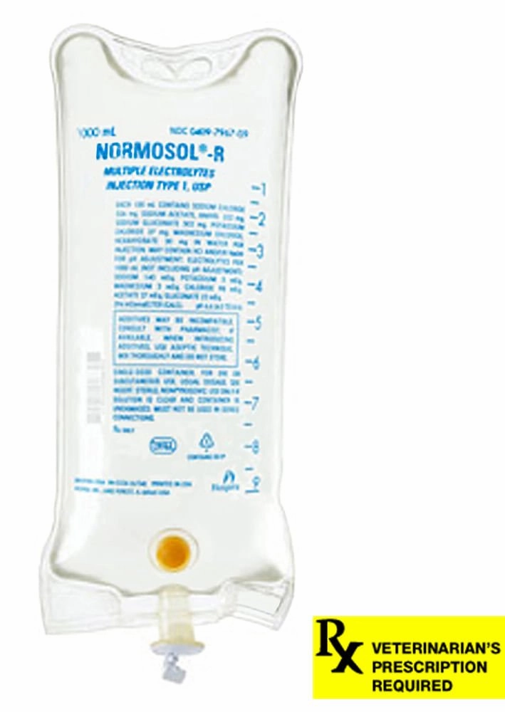 Rx Normosol-R Electrolye Injection Solution, 1000mL