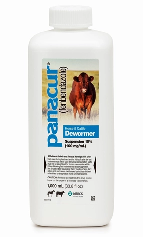 Rx Panacur 10% Suspension Dewormer for Horses & Cattle