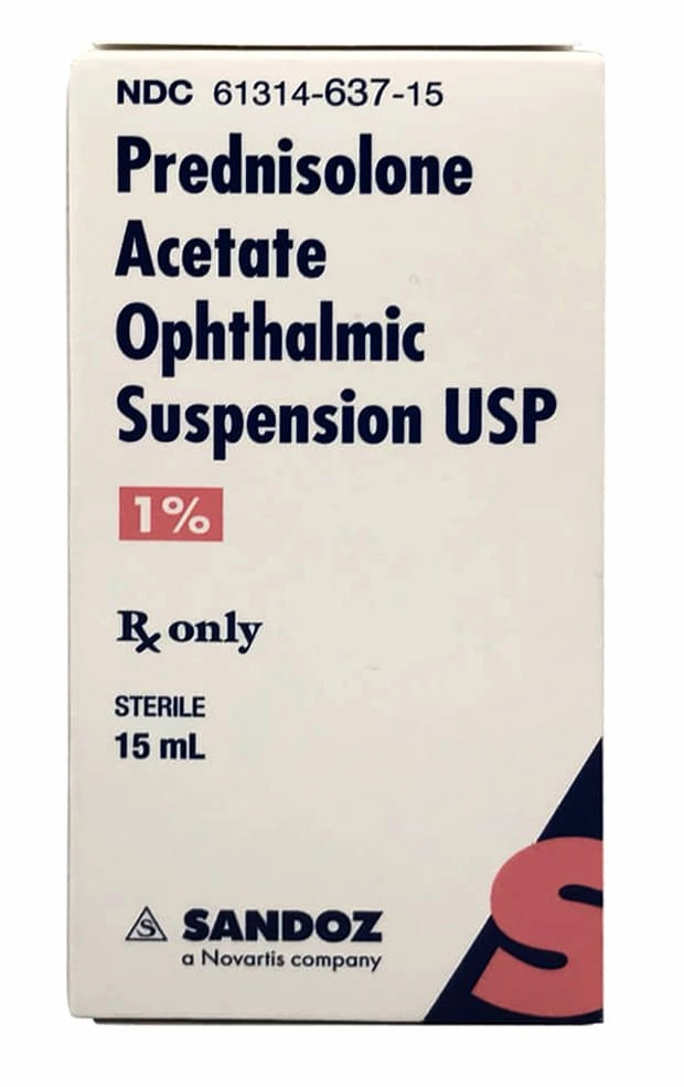 Rx Prednisolone Acetate (Generic) Ophthalmic Suspension for Horses & Dogs, 15 mL