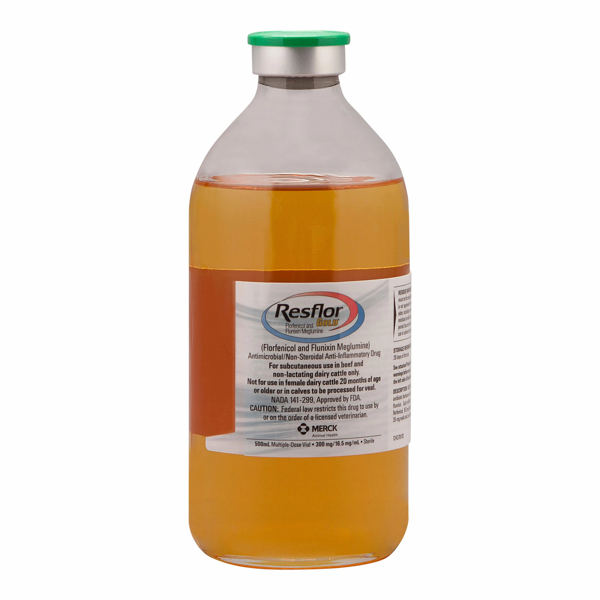 Rx Resflor Gold (florfenicol & flunixin meglumine) for Cattle