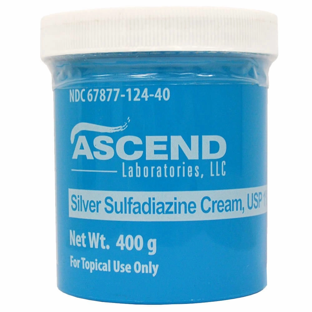 Rx Silver Sulfadiazine Topical Cream 1% for Horses, Dogs, & Cats, 400 gram