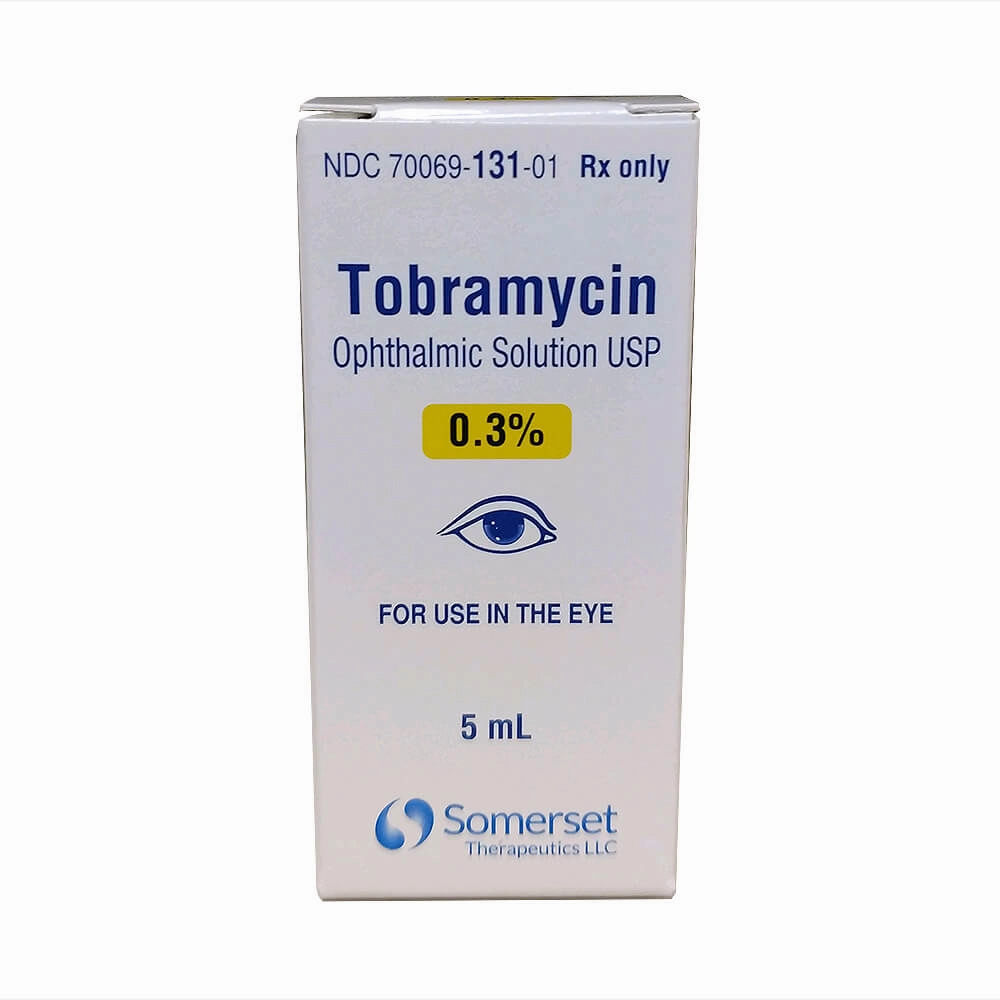 Rx Tobramycin (Generic) Opthalmic Solution 0.3%, 5ml bottle