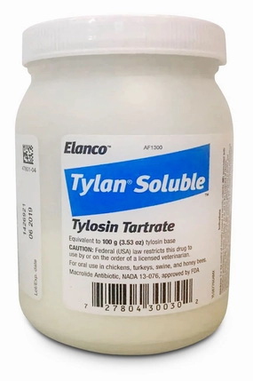 Rx Tylan (tylosin tartrate) Soluble Powder, 100 gm