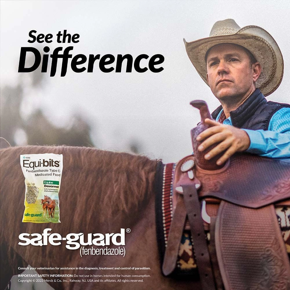 Safe-Guard Equi-bits Fenbendazole Medicated Feed Equine Dewormer, 1.25 lb