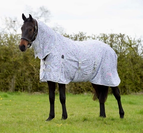 Saxon Combo Neck Horse Fly Sheet with Belly Wrap
