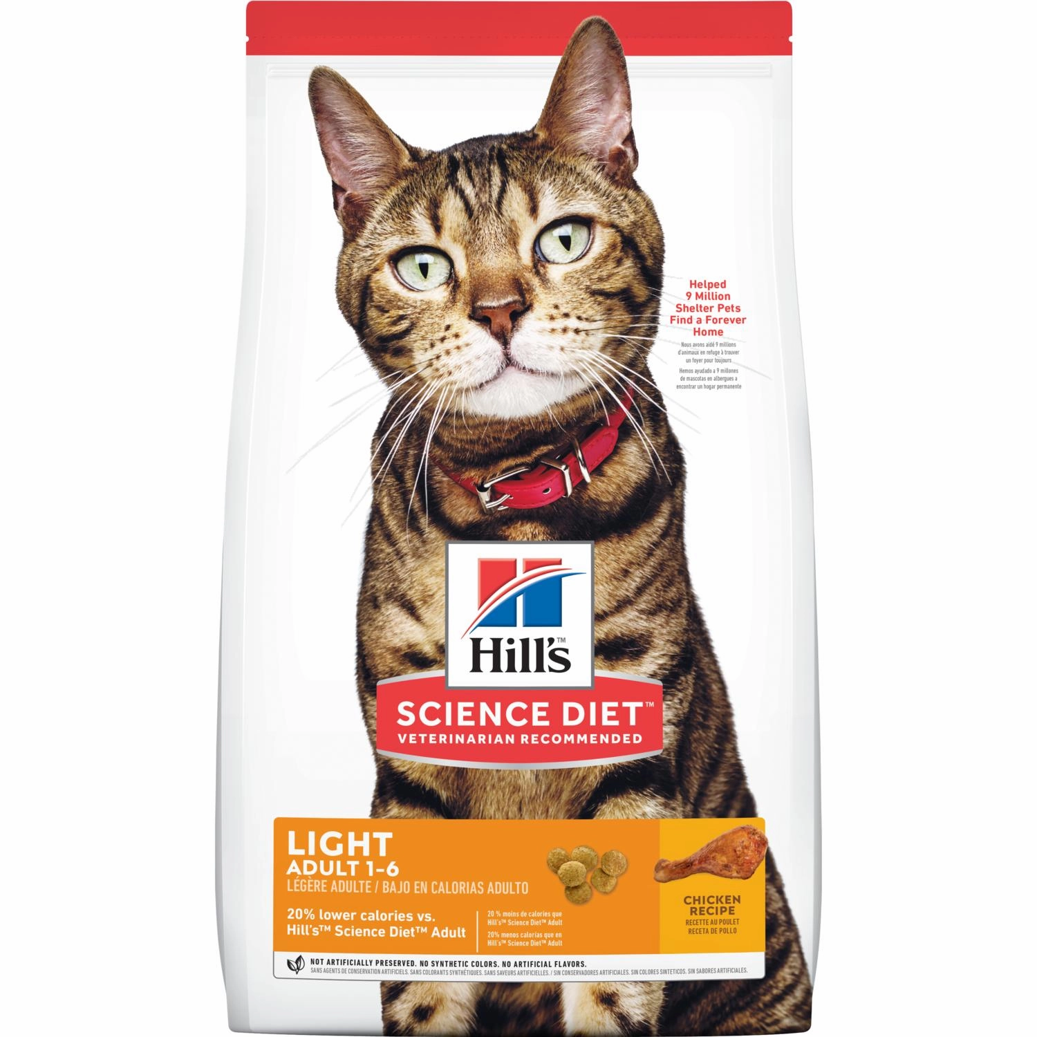 Science Diet Adult Light Chicken Recipe Dry Cat Food
