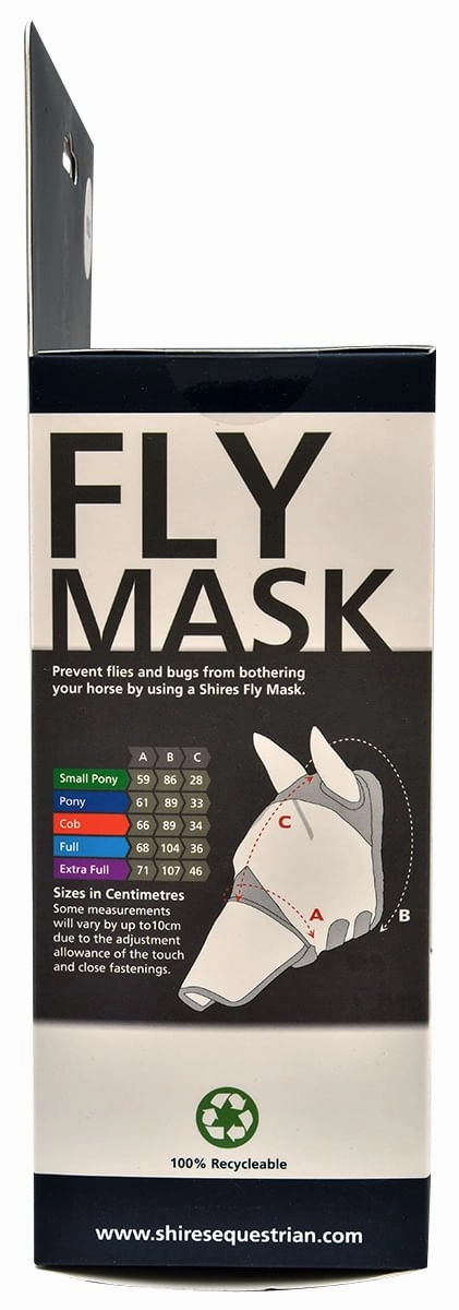 Shires Fine Mesh Horse Fly Mask without Ears
