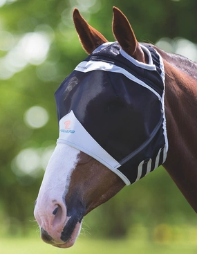 Shires Fine Mesh Horse Fly Mask without Ears
