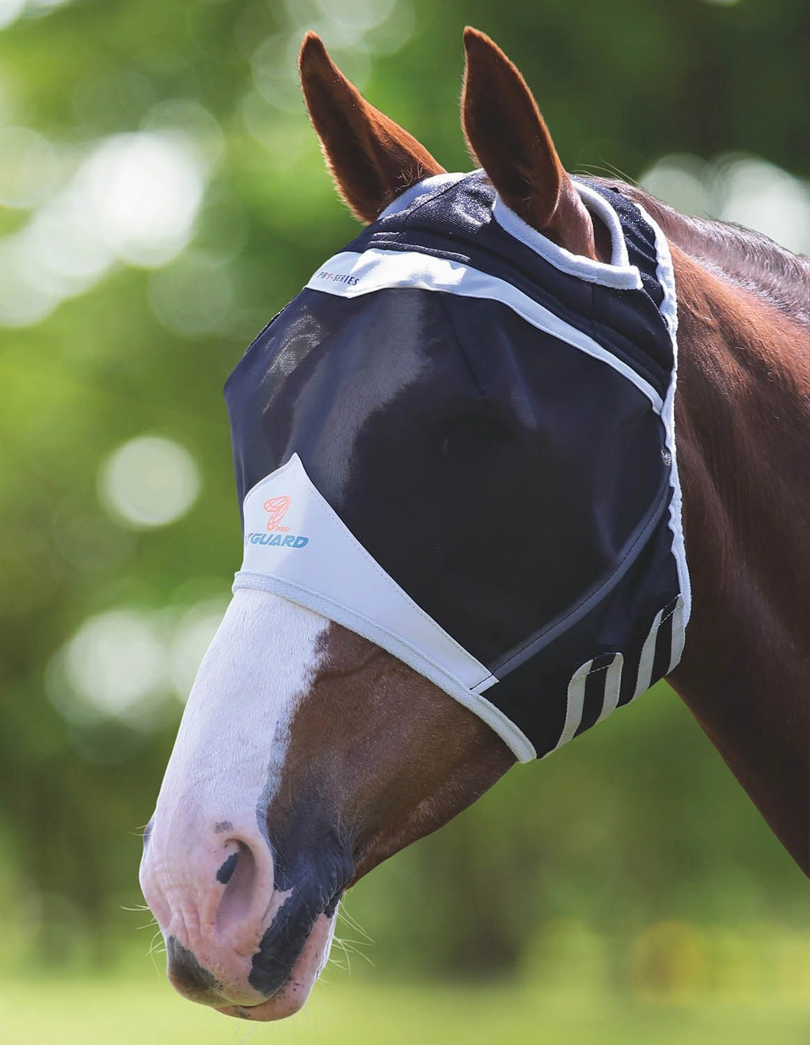 Shires Fine Mesh Horse Fly Mask without Ears