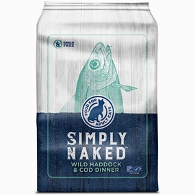 Simply Naked Wild Haddock & Cod Dinner Grain-Free Adult Dry Cat Food (Exp Aug 2025)