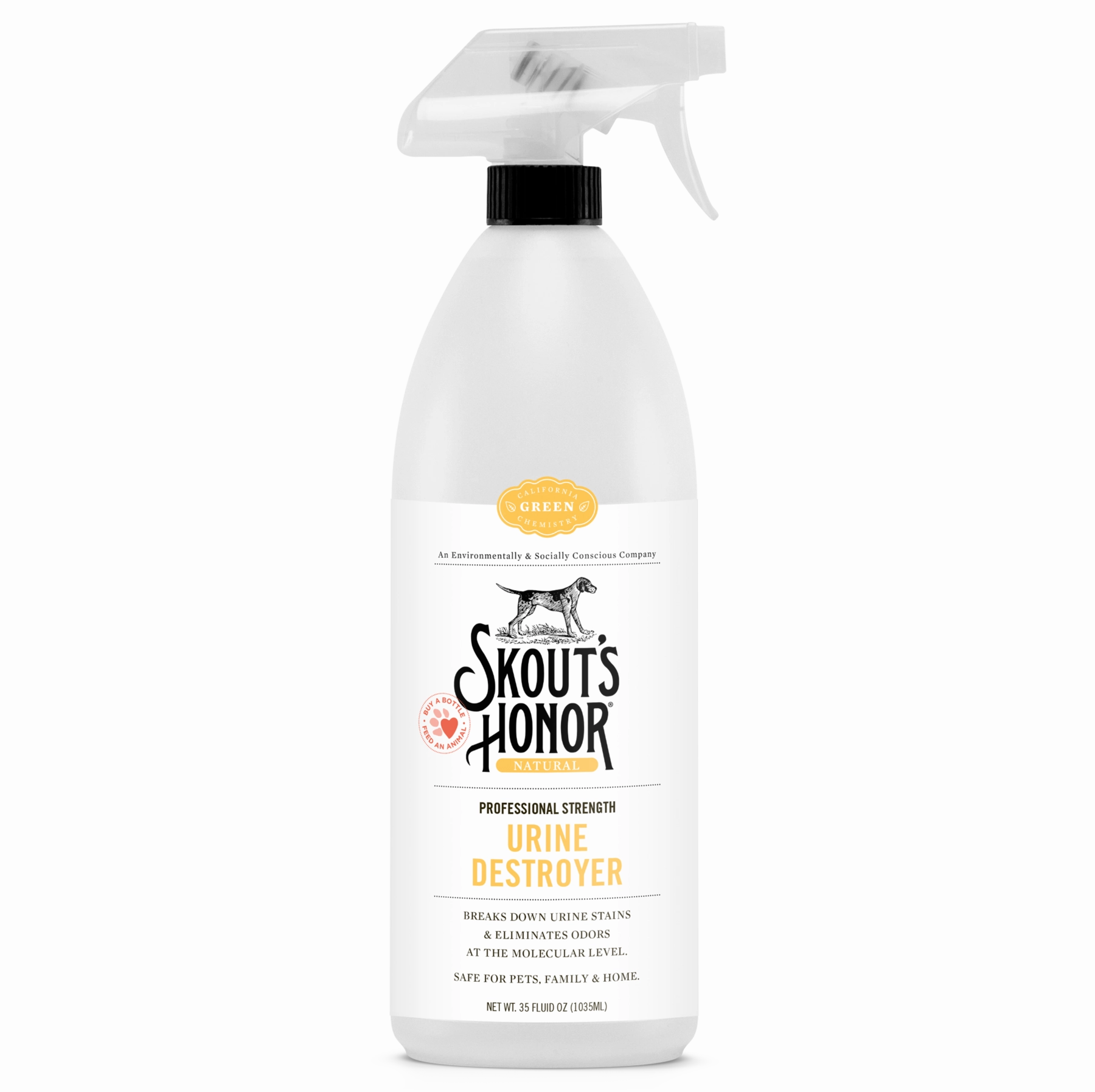 Skout's Honor Pet Urine Destroyer - 35oz Spray Bottle