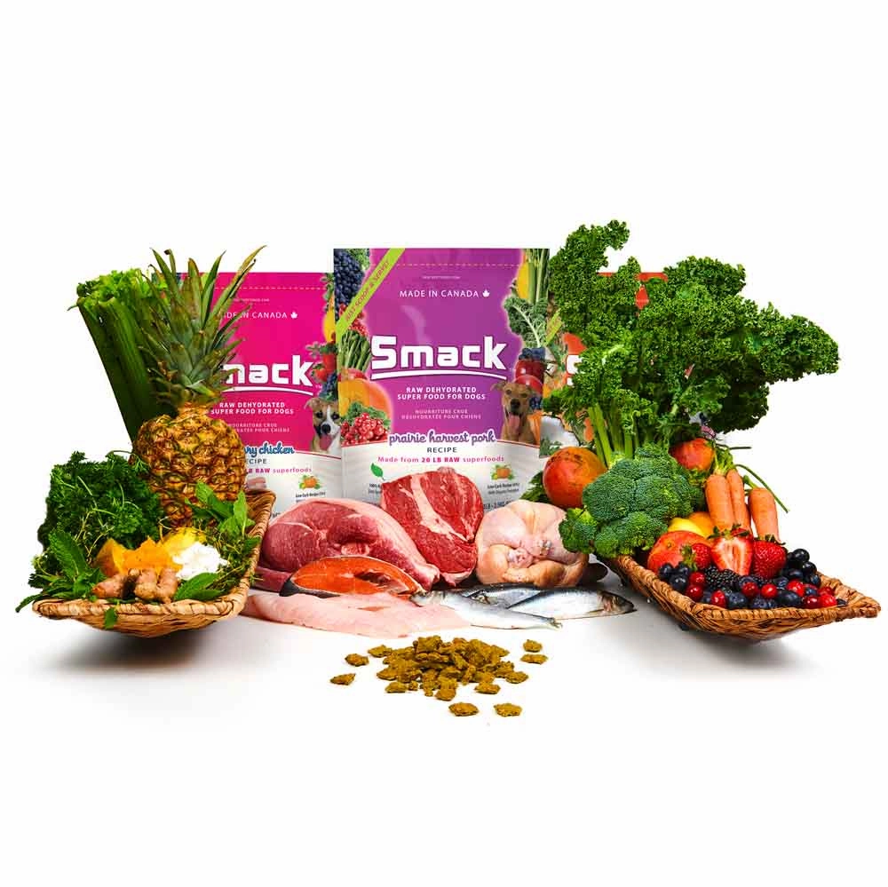 Smack Prairie Harvest Pork Raw Dehydrated Dog Food