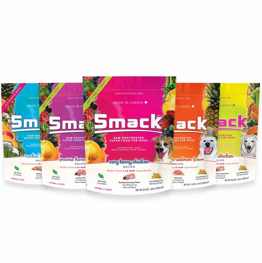 Smack Prairie Harvest Pork Raw Dehydrated Dog Food
