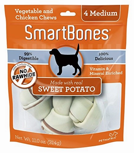 SmartBones Rawhide-free Sweet Potato Dog Chews