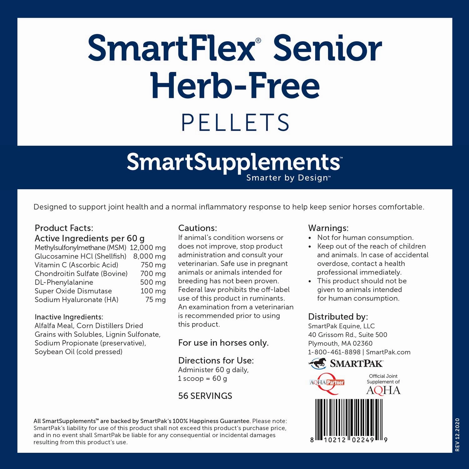 SmartEquine SmartFlex Senior Pellets