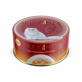 Smartheart Refine Finest Chicken Breast With Salmon Canned Cat Food 80g