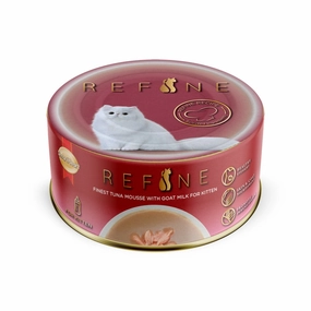 Smartheart Refine Finest Tuna Mousse With Goat Milk Kitten Canned Cat Food 80g (Exp Nov 24)