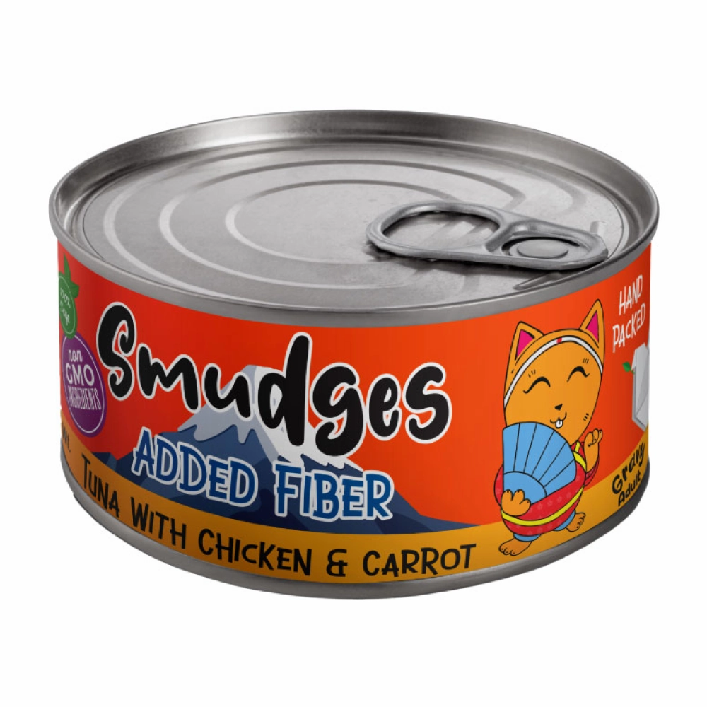 Smudges Tuna Flakes with Chicken and Carrot in Gravy Adult Cat Wet Food
