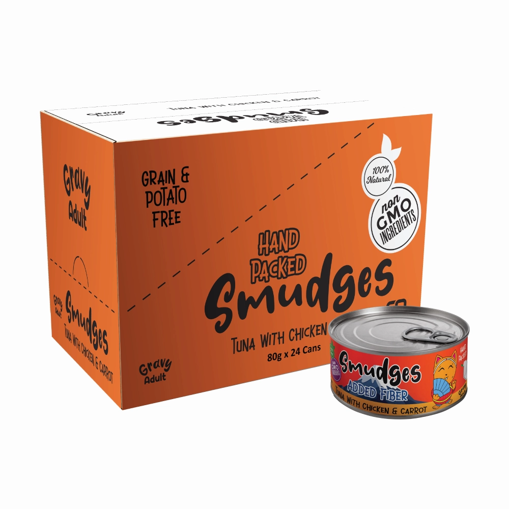 Smudges Tuna Flakes with Chicken and Carrot in Gravy Adult Cat Wet Food