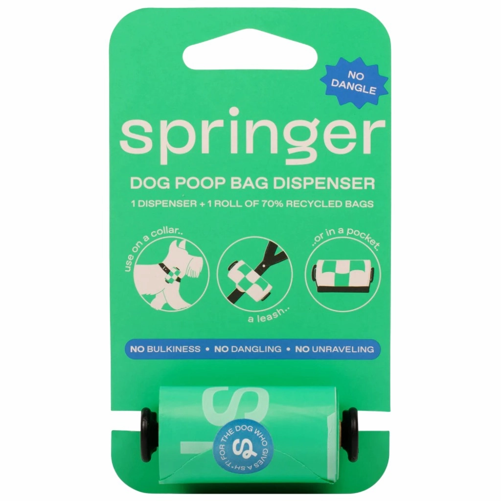Springer Dog Poop Bag Dispenser With Roll
