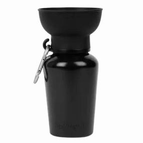 Springer Flip 20oz Dog Travel Water Bottle - Black