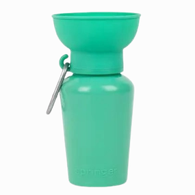 Springer Flip 20oz Dog Travel Water Bottle - Green