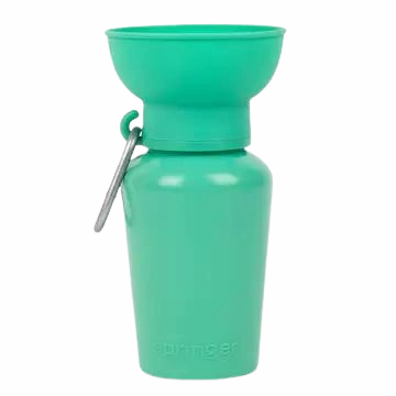 Springer Flip 20oz Dog Travel Water Bottle - Green