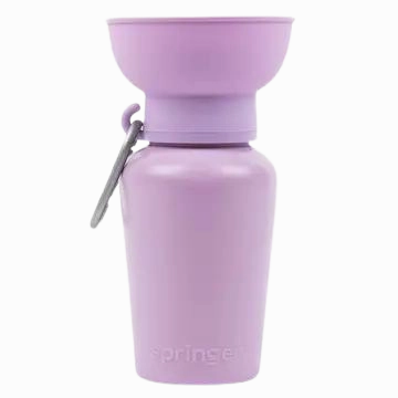 Springer Flip 20oz Dog Travel Water Bottle - Purple