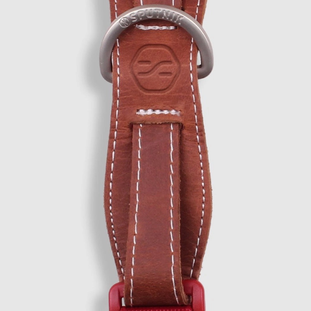 Sputnik Nylon Dog Collar (Red)