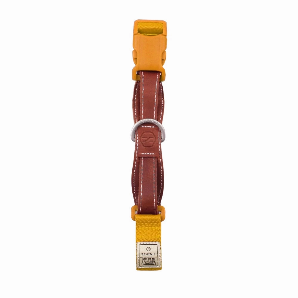 Sputnik Nylon Dog Collar (Yellow)
