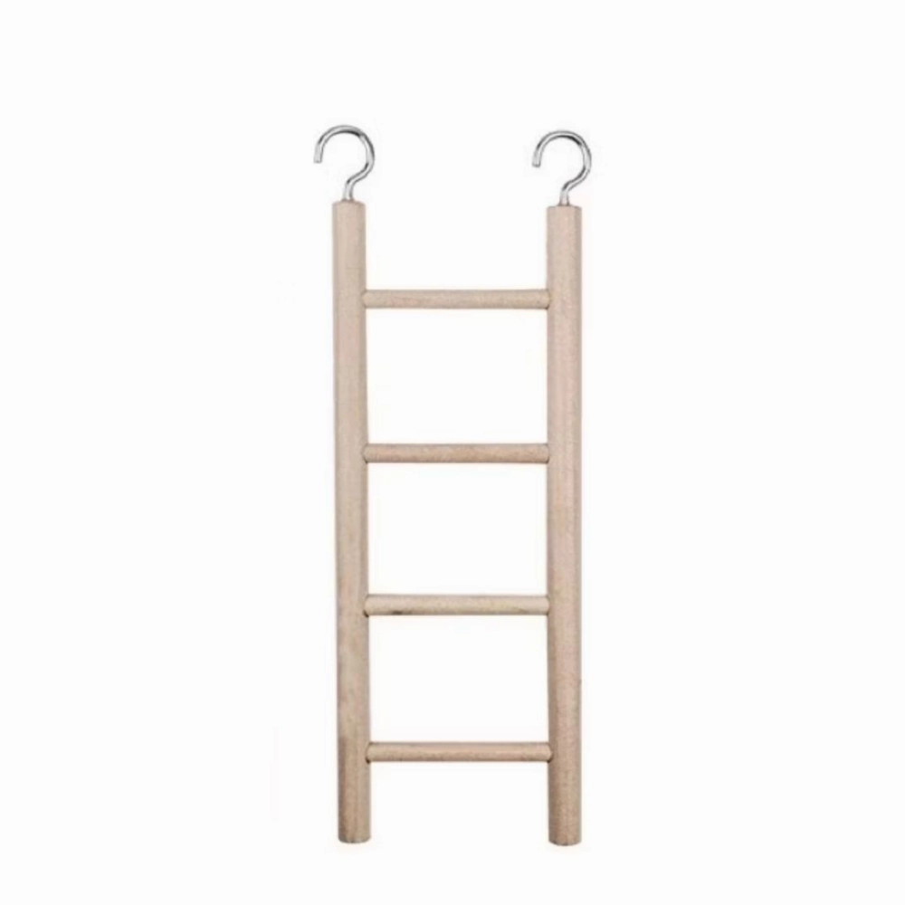 StarlingPet Wooden Ladder for Small Animals 4step