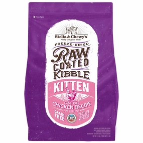 Stella & Chewy's Freeze-Dried Raw Coated Kibble Chicken Kitten Grain-Free Dry Cat Food 5lb (Exp 3Dec25)