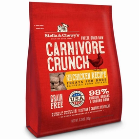 Stella & Chewys Carnivore Crunch Chicken Grain-Free Freeze-Dried Dog Treats 3.25oz